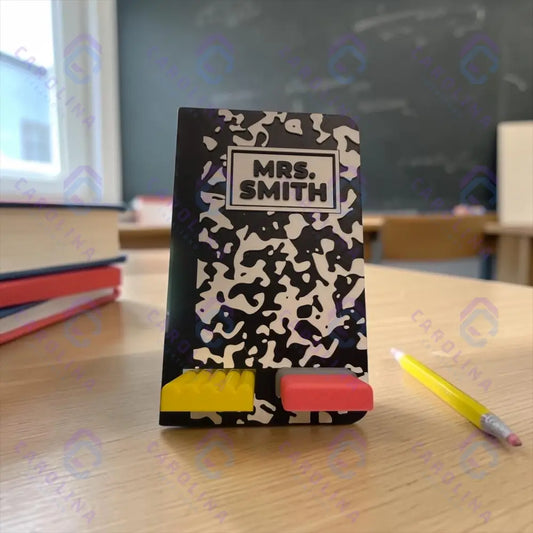 Composition Notebook Teacher Phone Holder