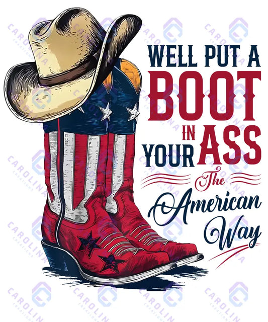 Couresty of the red white and blue