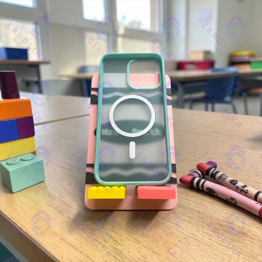 Crayon Teacher Phone Stand