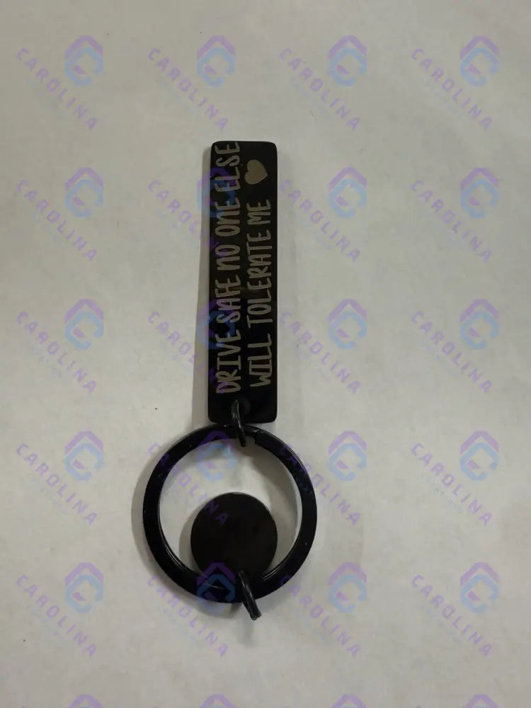 Custom black metal Key Chain