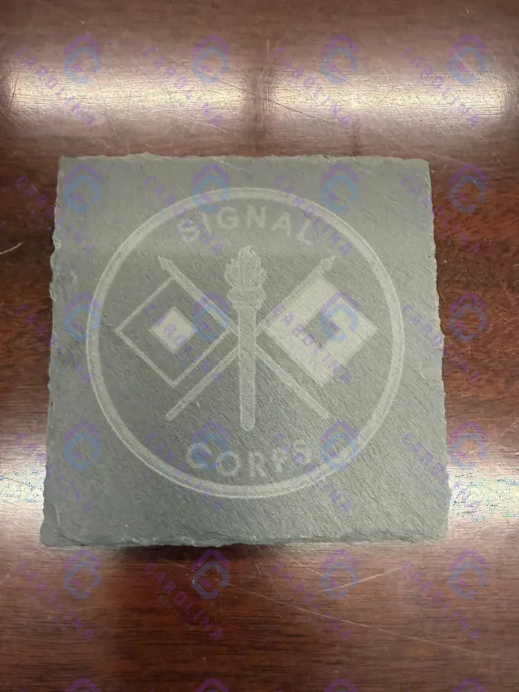 Custom Slate Coasters.