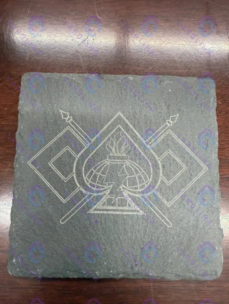 Custom Slate Coasters.