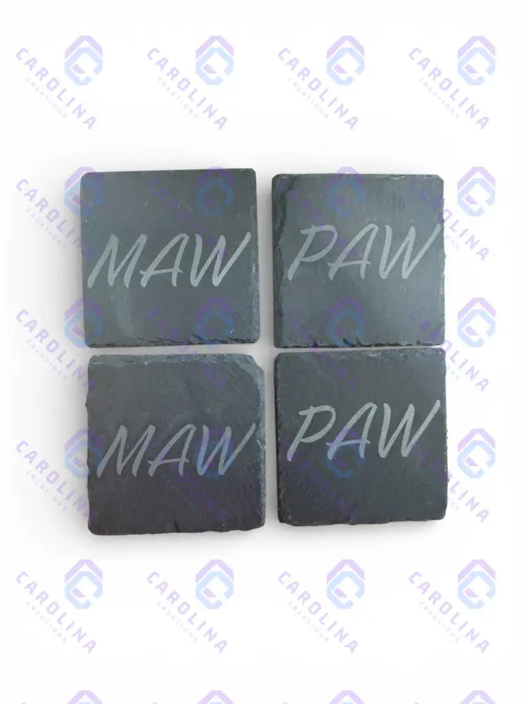 Custom Slate Coasters.