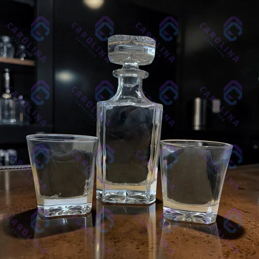 Engraved Whiskey Decaunter