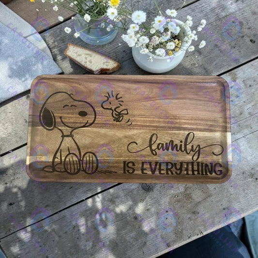Family is Everything Wooden Server