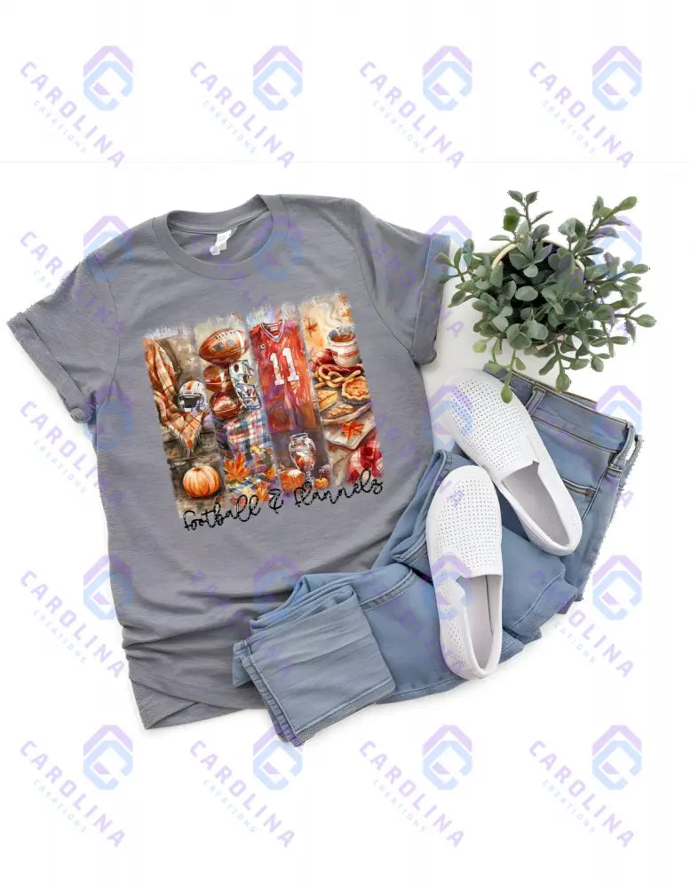 Football and Flannels Crewneck Sweatshirt