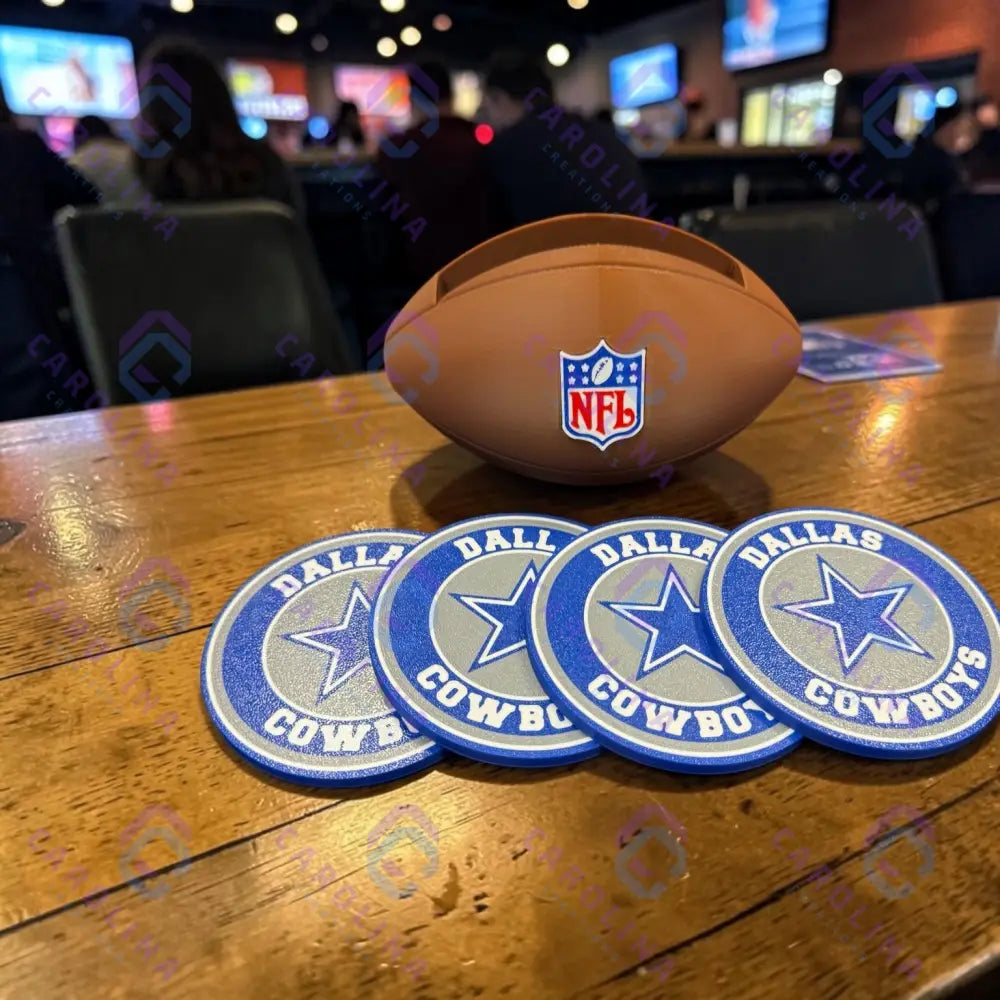Football coaster set