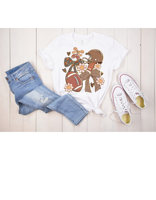 Coquette Football Tshirt
