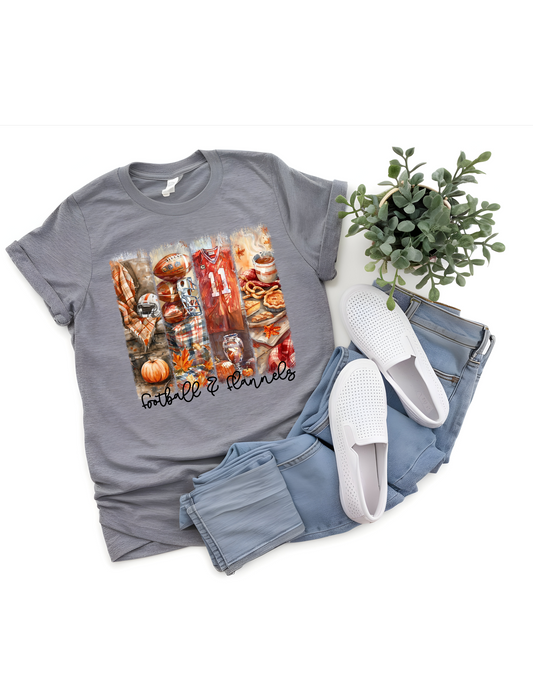 Football and Flannels T-shirt