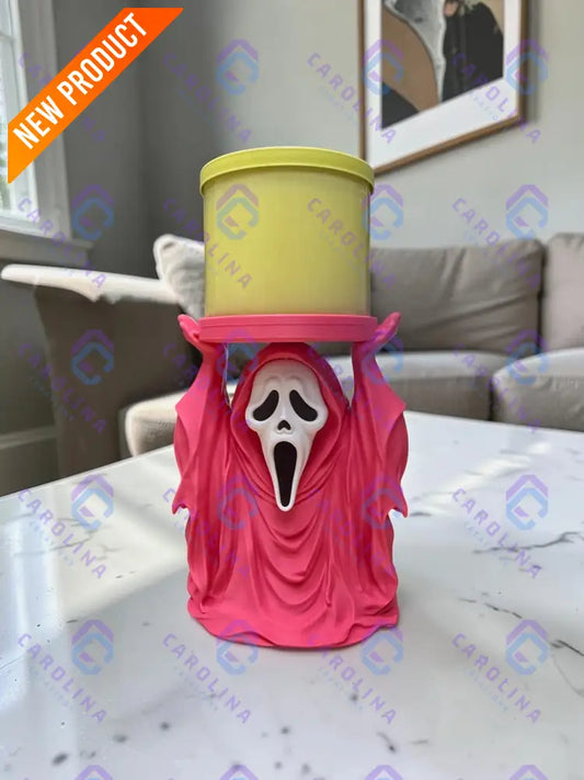 Ghost Face Candle Holder