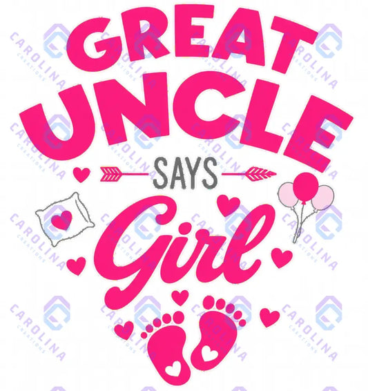 Great Uncle says Girl