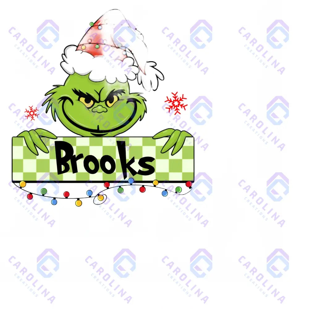 Grinch with Name