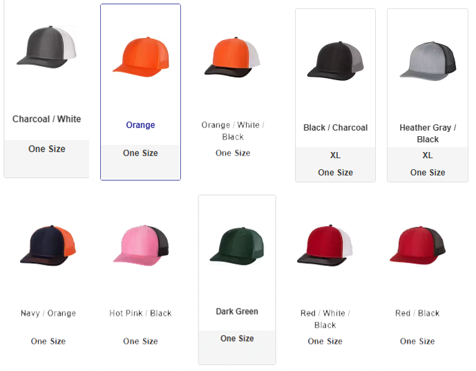 Custom Hats w/Leather Patches