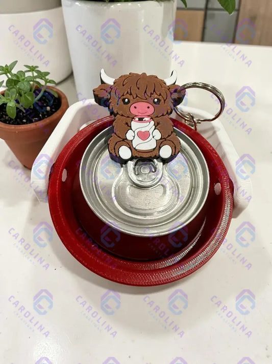 Highland cow soda can opener