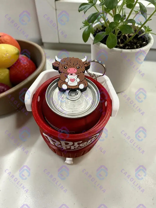 Highland cow soda can opener