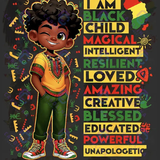 I am black child (Boy)