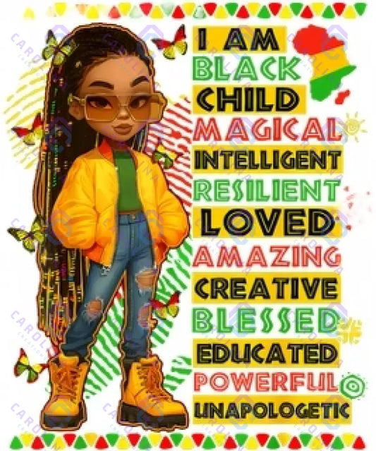 I am black child (girl)