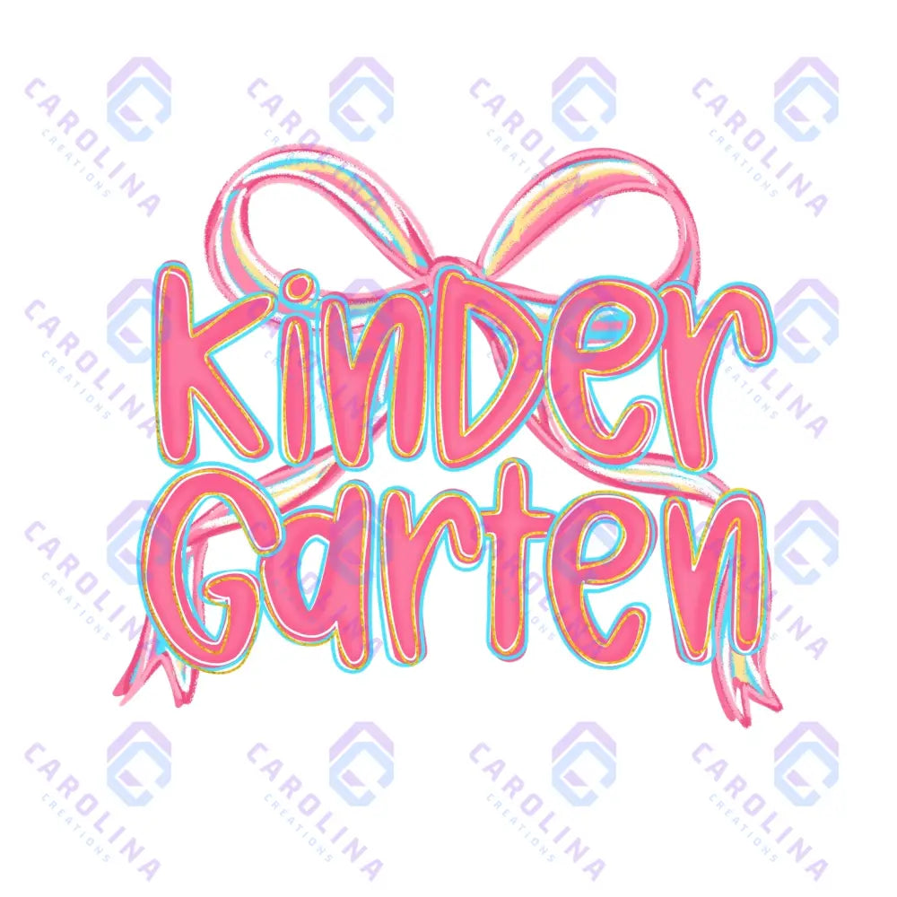 Kindergarten with bow