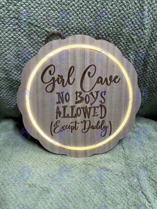 LED Scalloped Sign