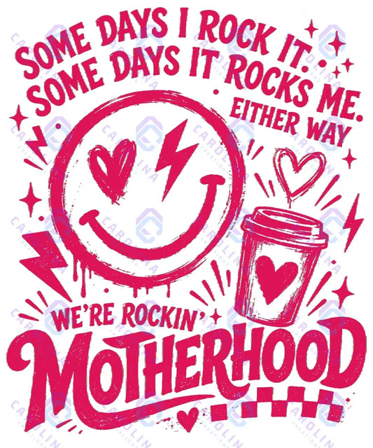 Motherhood with smiley face