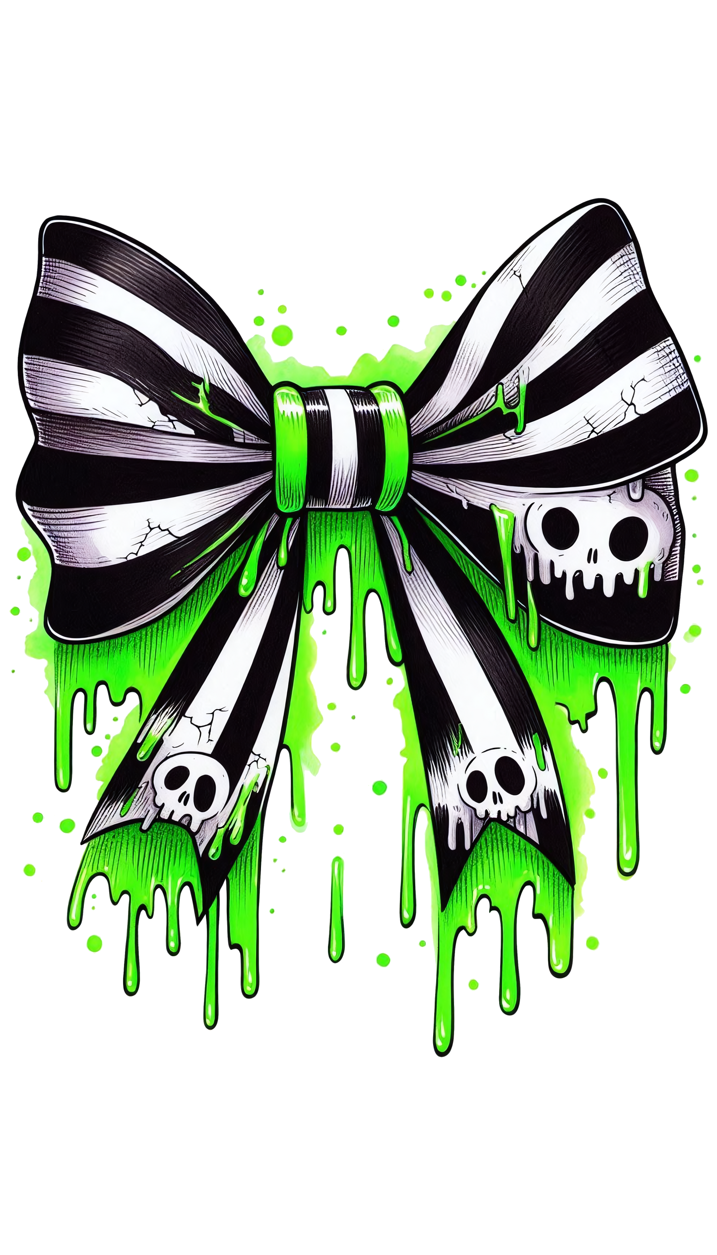 Stripped Halloween Bow