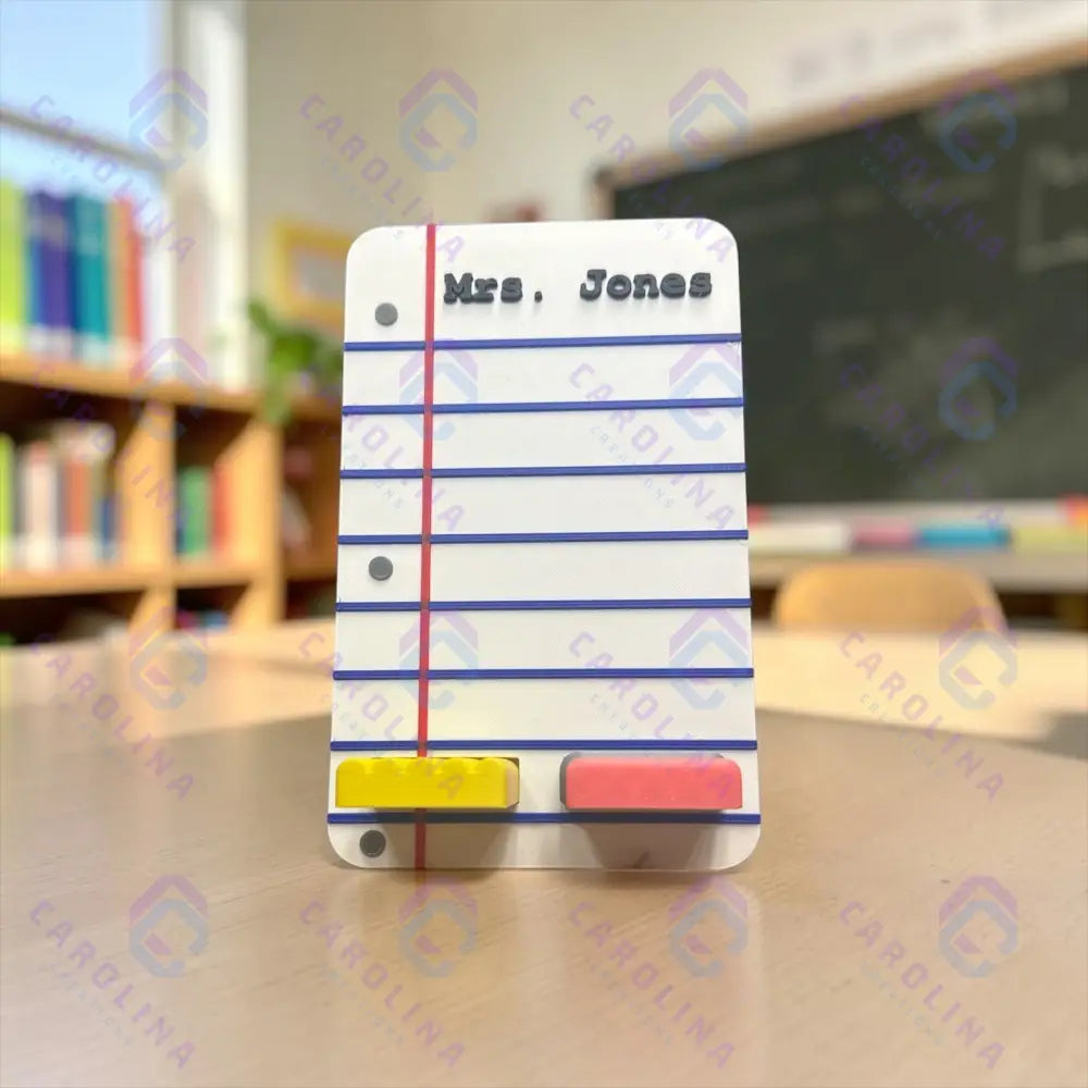 Paper Teacher Phone Holder