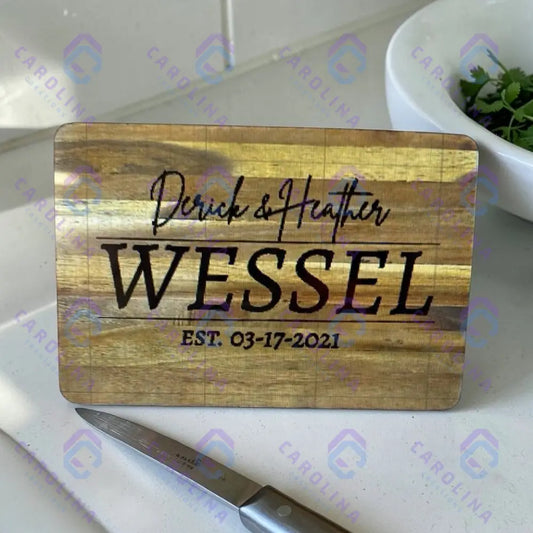 Personalized cutting board