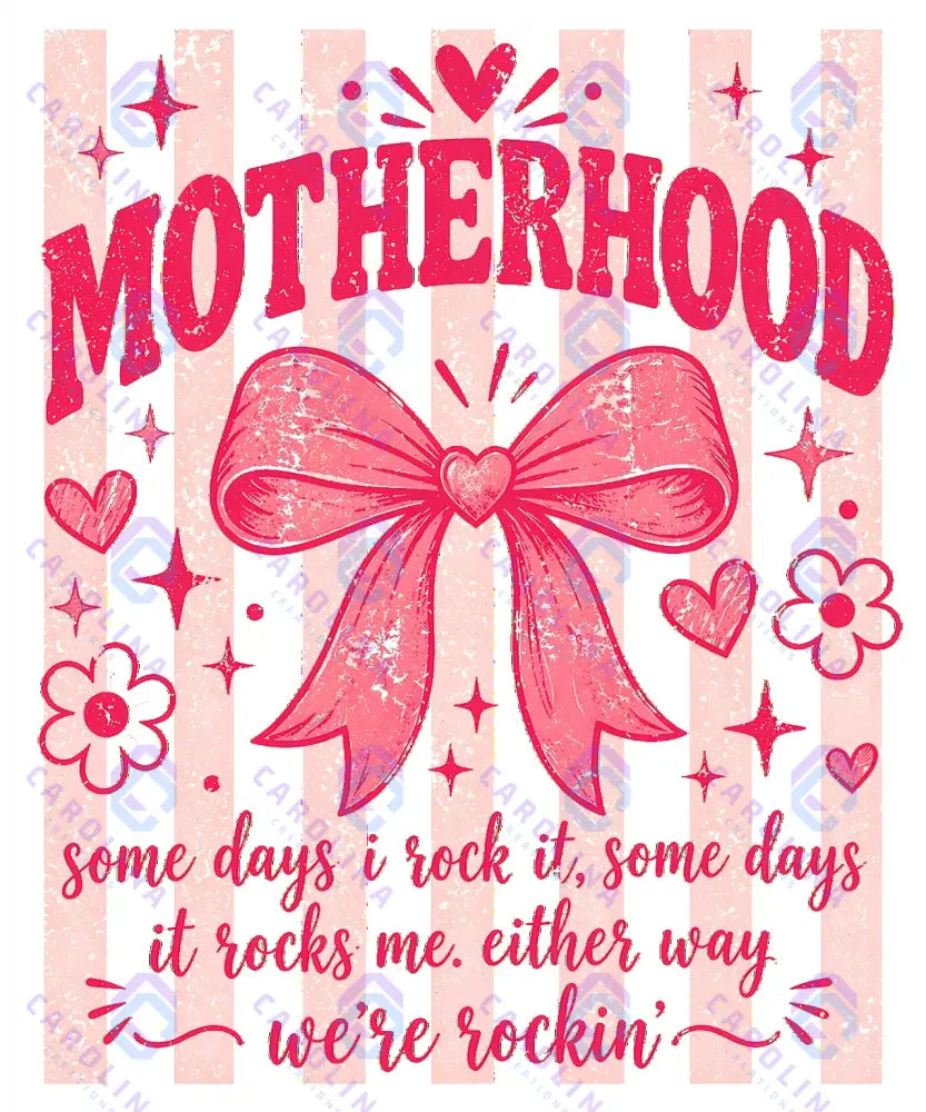 Pink Motherhood with bow