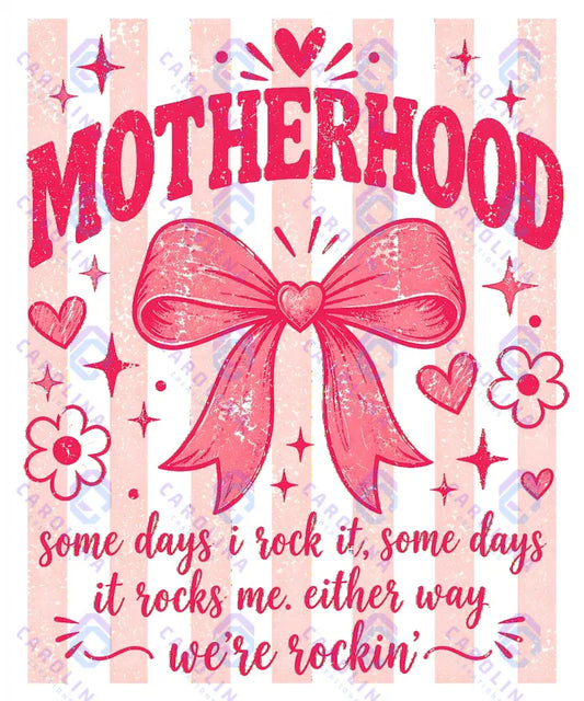 Pink Motherhood with bow