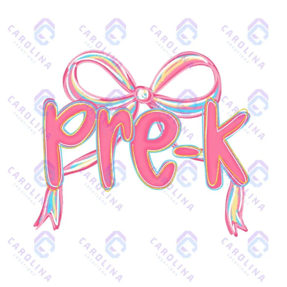 Pre-k with bow