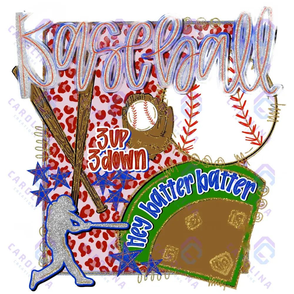 Preppy Baseball - Toddler (7 Inch)