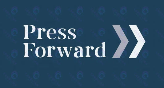Press Forward - 3 in wide by 1.61 high