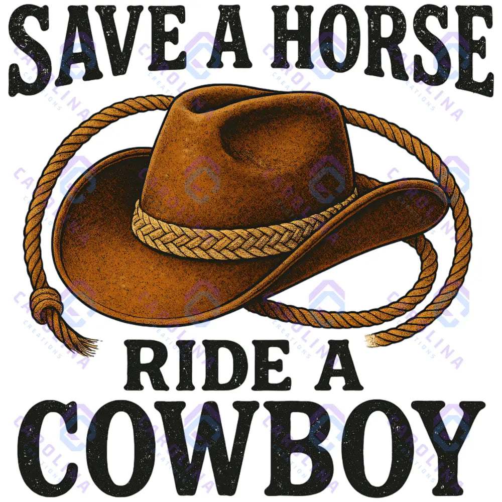 Save a horse ride a cowboy