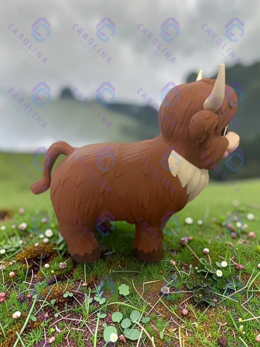 Standing Highland Cow