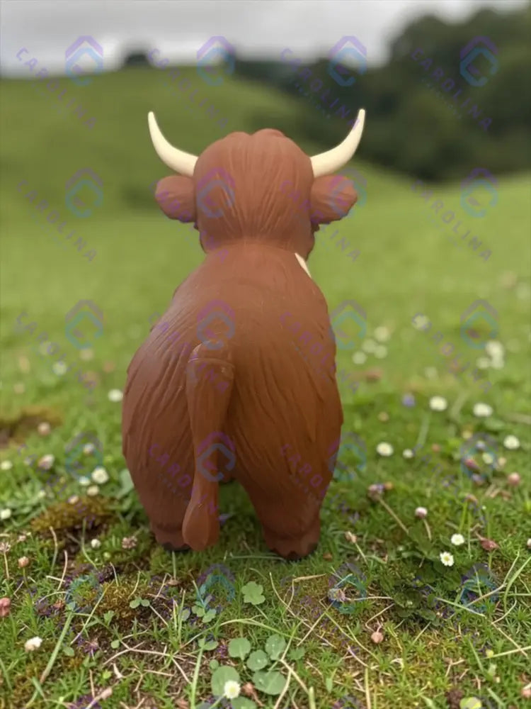 Standing Highland Cow