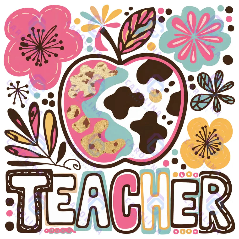 Teacher with Apple