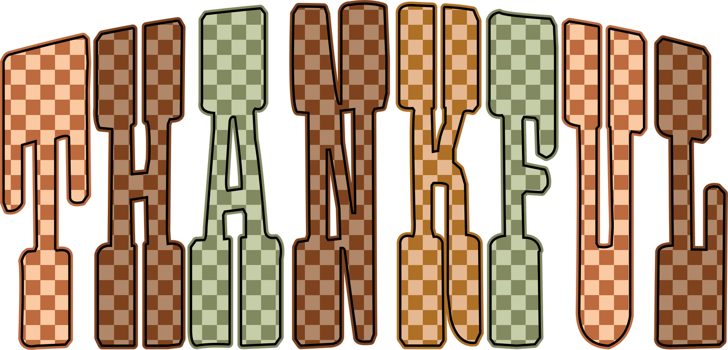 CHECKERD THANKFUL