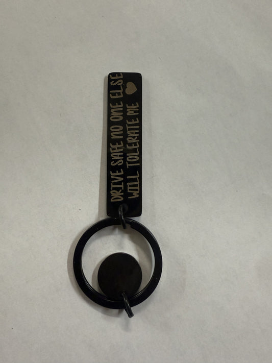 Custom black metal Key Chain