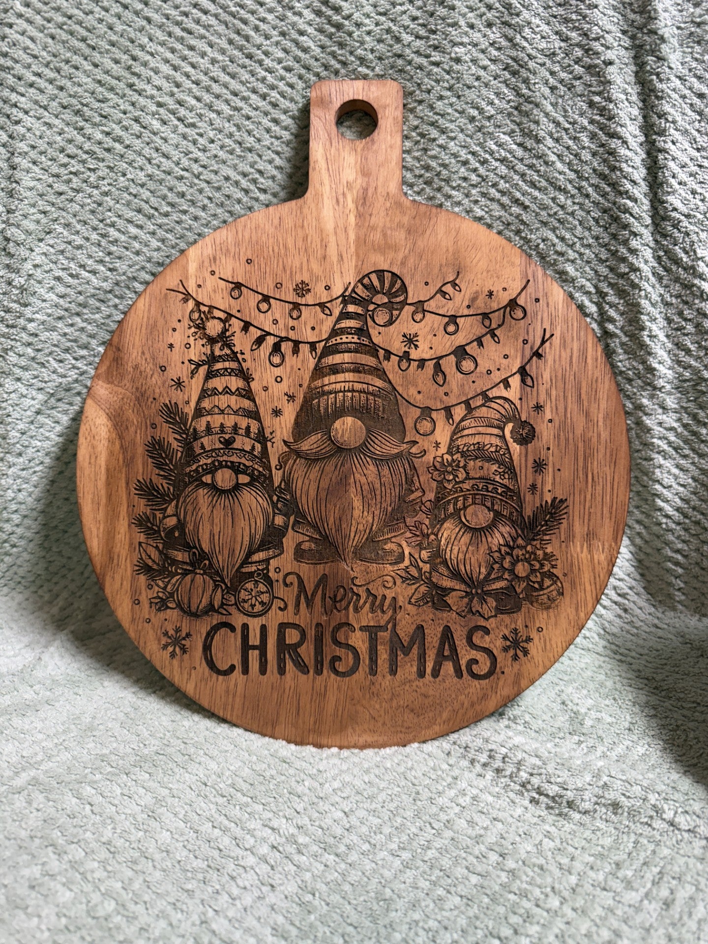 Christmas Gnomes Cutting Board