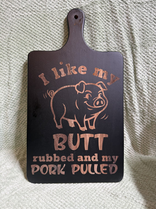 Black Acacia cutting board