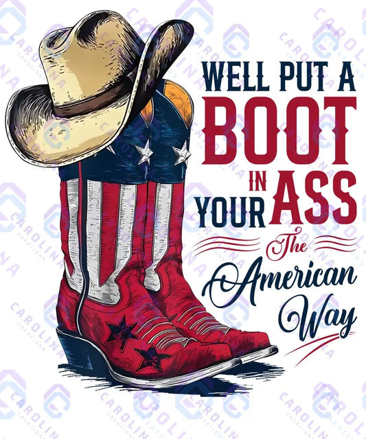 Couresty of the red white and blue
