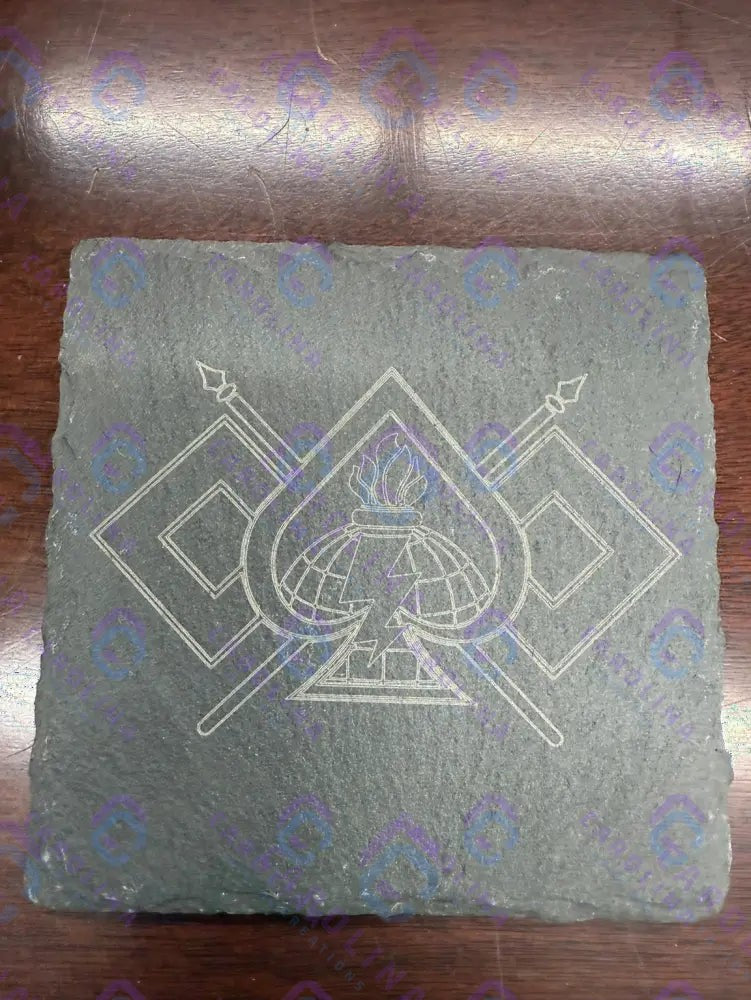 Custom Slate Coasters.