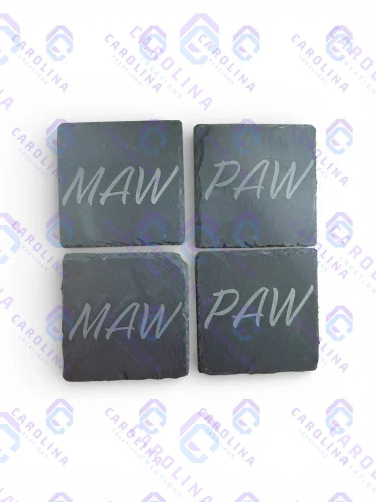 Custom Slate Coasters.