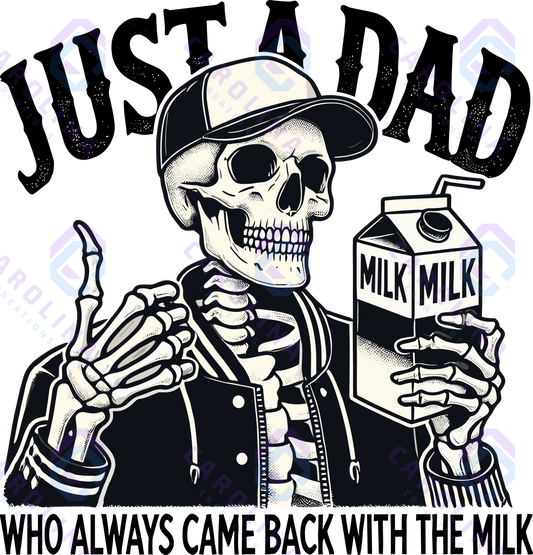 Just a Dad who always came back with the Milk