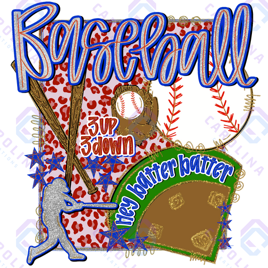 Preppy Baseball - Toddler (7 Inch)