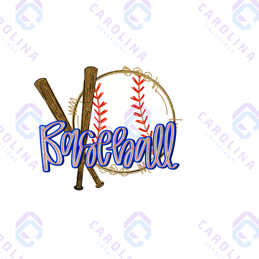 Preppy Baseball - Pocket (4 Inch)