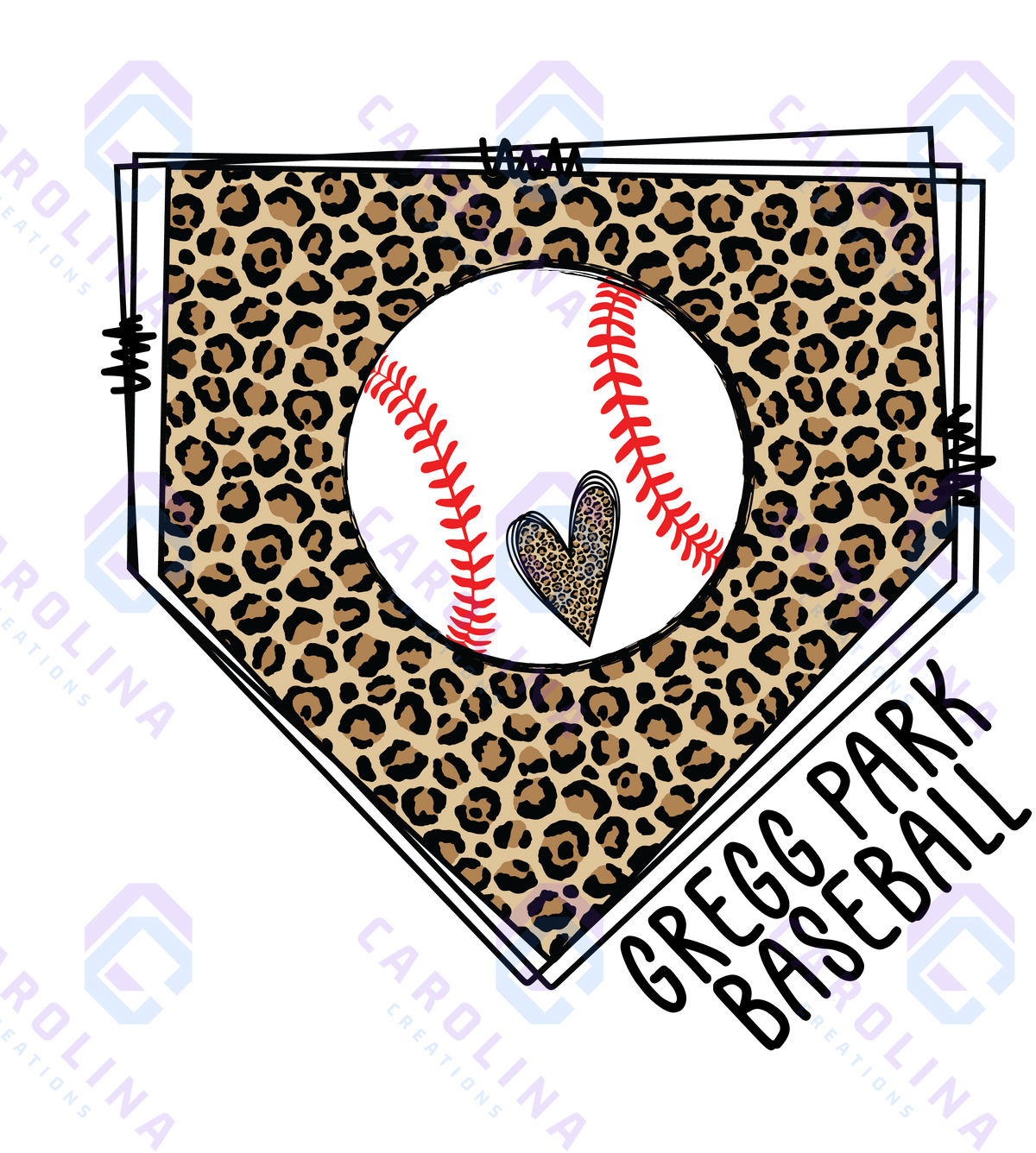 Leopard Baseball - Pocket (4 Inch) / Gregg Park