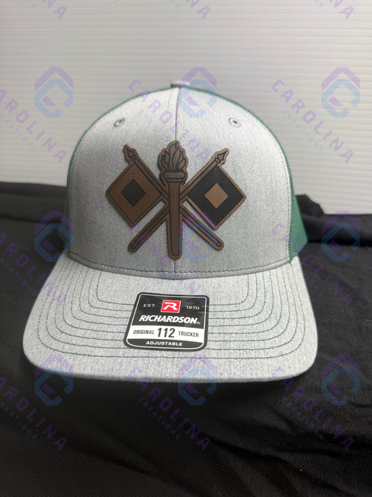 Custom Hats w/Leather Patches
