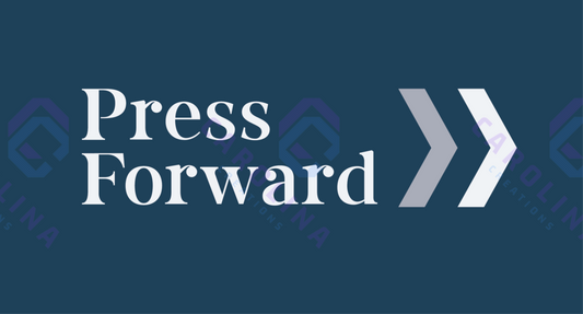Press Forward - 3 in wide by 1.61 high