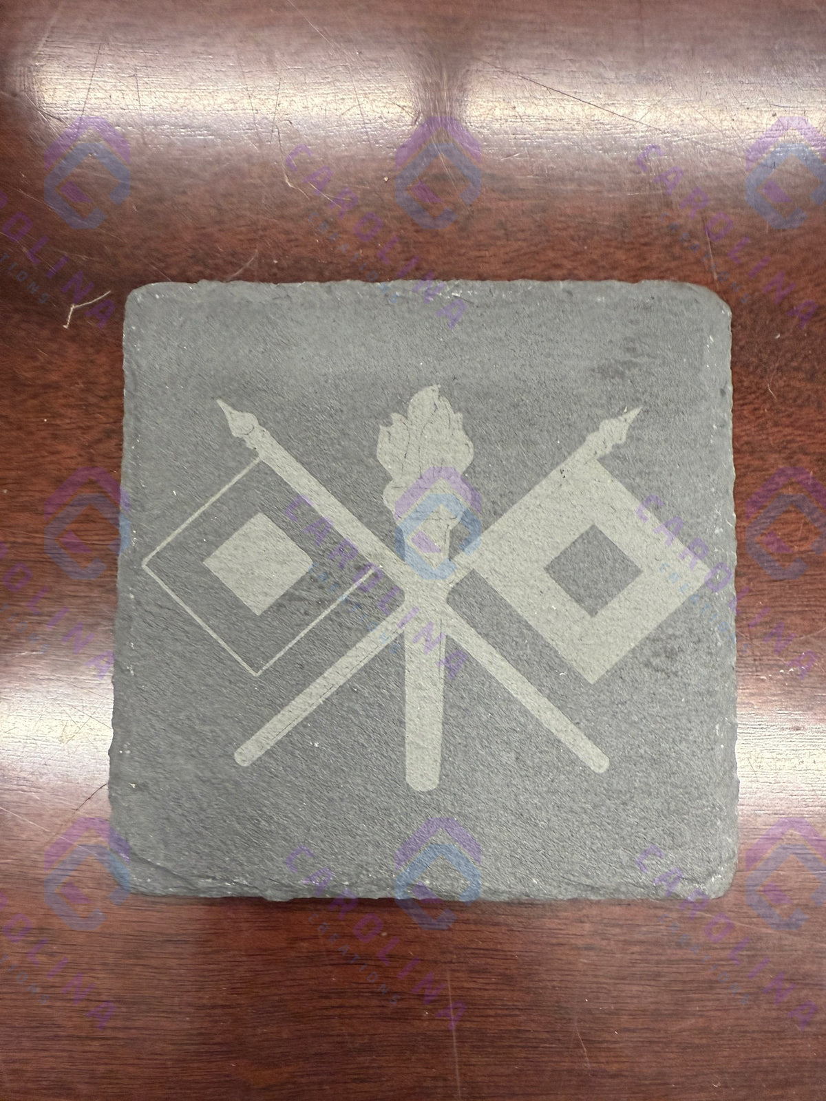Custom Slate Coasters.